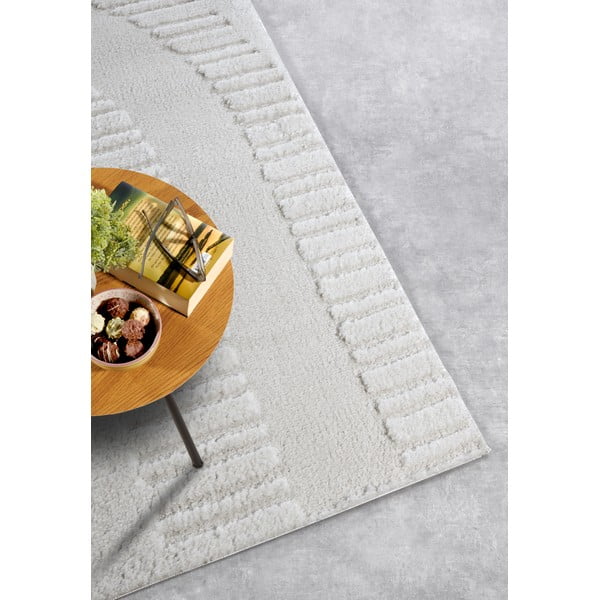 Kremno bela preproga 120x170 cm Bartoux Cream White – Elle Decoration-image-2