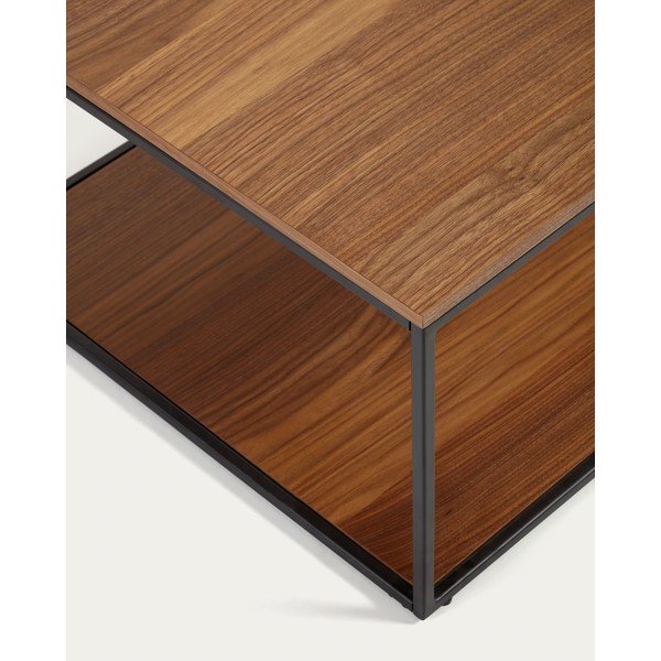 Mizica z mizno ploščo v orehovem dekorju v temni naravni barvi 60x110 cm Yoana – Kave Home-image-4