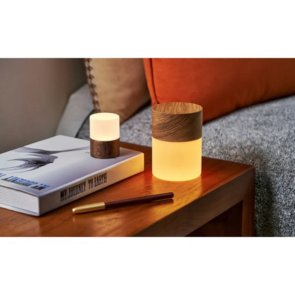 Namizna svetilka z možnostjo zatemnitve  steklenim senčnikom (višina 10,5 cm) Lemelia - Gingko-image-2