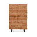 Komoda iz masivne akacije v naravni barvi 100x155x40,5 cm Uxue – Kave Home