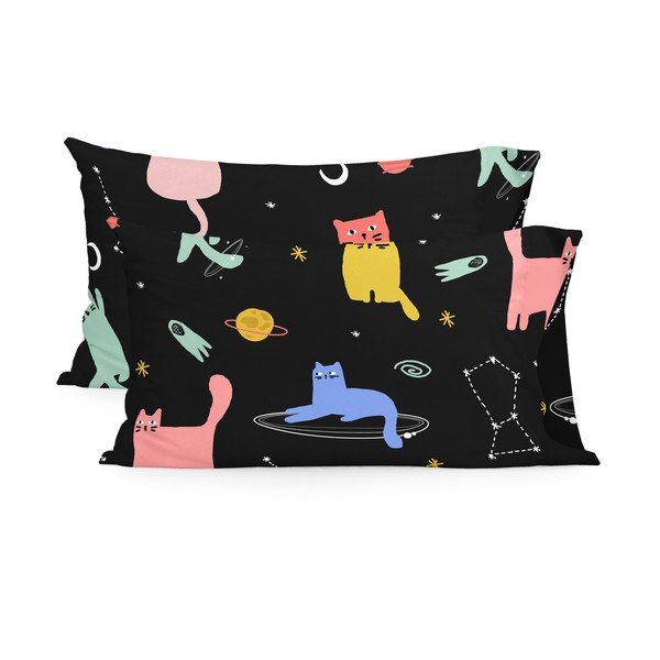 Prevleke za vzglavnik v kompletu 2 ks 50x75 cm Cosmic cats – Aware