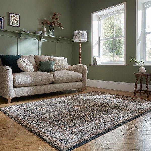 Zelena preproga 200x300 cm Amelina Vintage – Flair Rugs-image-1