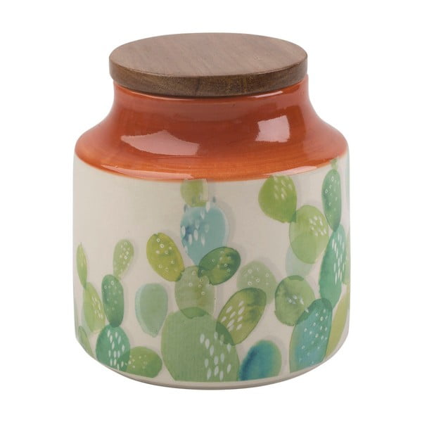 Keramični kozarec z motivom kaktusa Creative Tops, 450 ml