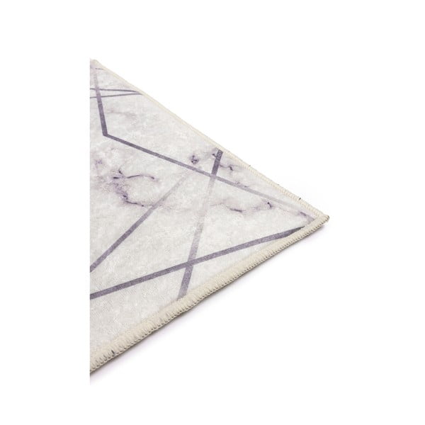 Bele/sive kopalniške preproge v kompletu 2 ks 60x100 cm Geometric – Mila Home-image-1