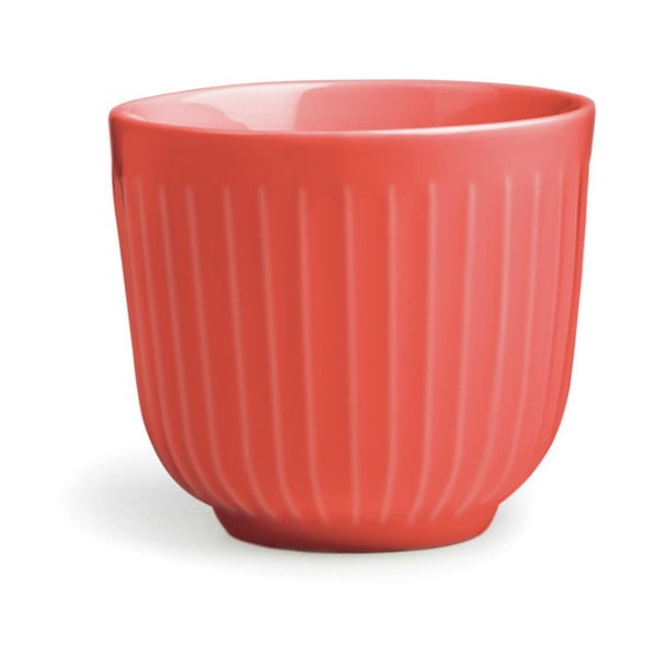 Koralno rdeč porcelanast vrč Kähler Design Hammershoi, 200 ml