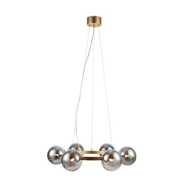 Viseča svetilka z zlatim dizajnom Markslöjd Circle 6L