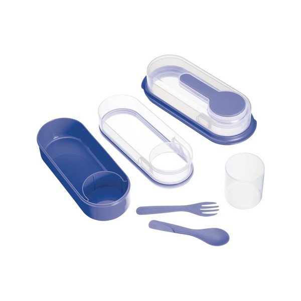 Modra Kitchen Craft Coolmovers pravokotna škatla za prigrizke-image-1