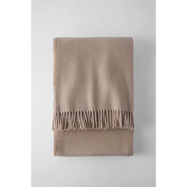 Rjava pletenina z bombažem Euromant Basics, 140 x 160 cm