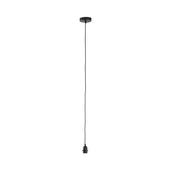 Črna viseča svetilka ø 5,5 cm Viggo – Light & Living