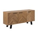 Nizka komoda iz hrastovega dekorja 150x71 cm Brighton - Actona
