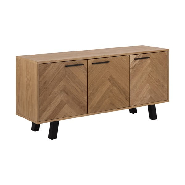 Nizka komoda iz hrastovega dekorja 150x71 cm Brighton - Actona-image-2