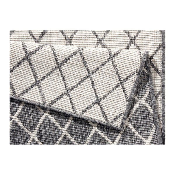 Sivo-krem zunanja preproga NORTHRUGS Malaga, 80 x 350 cm-image-3