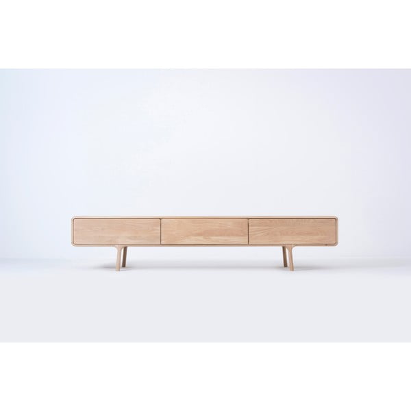 TV komoda iz masivnega hrasta s 3 predali Gazzda Fawn-image-3