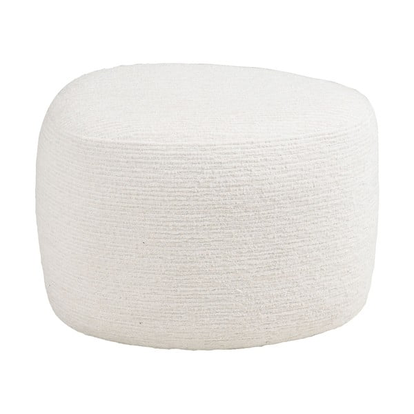 Kremno bel tabure iz šenilje Hilo – House Nordic-image-3