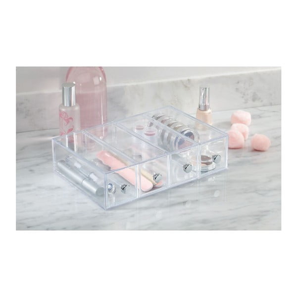 Prozoren organizator s 4 predali iDesign Tower-image-4