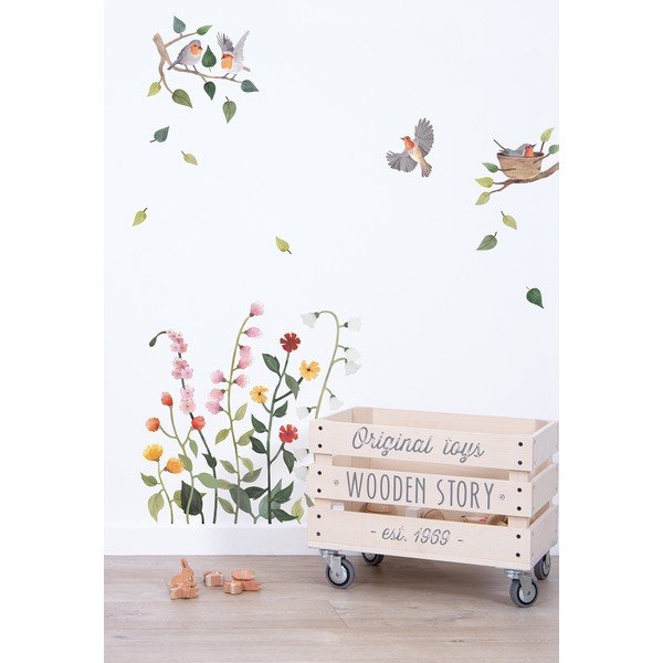 Nalepke 30x42 cm Robins Redbreast – Lilipinso-image-2