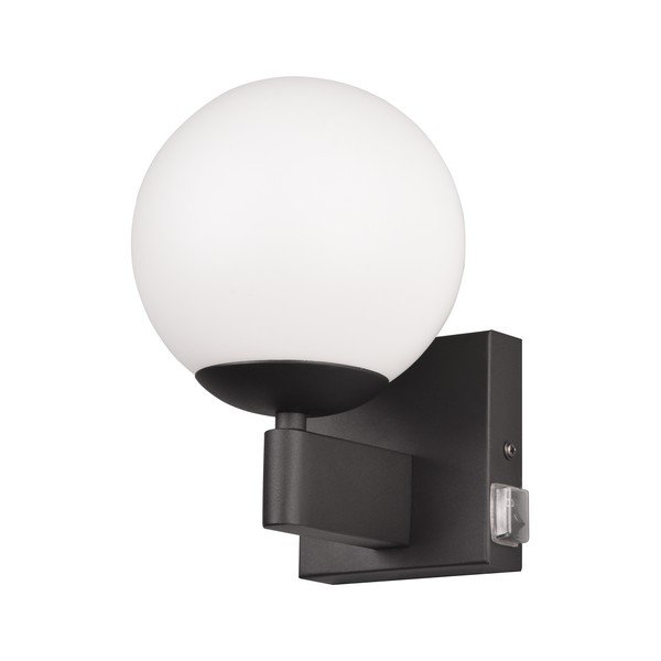 Mat črna stenska svetilka ø 14 cm Kula – Trio-image-2