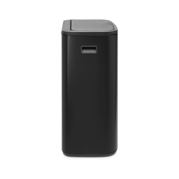 Mat črn jeklen koš za smeti na dotik 60 l Bo Touch Bin – Brabantia-image-2