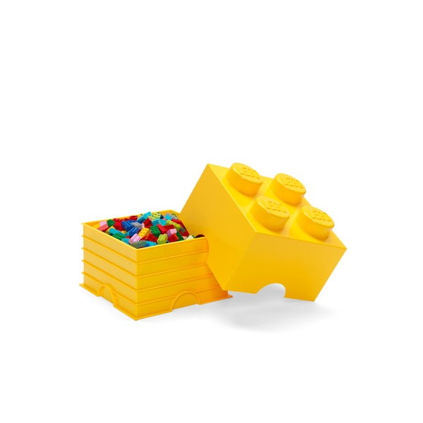 Rumena škatla za shranjevanje kvadratnih LEGO®-image-2