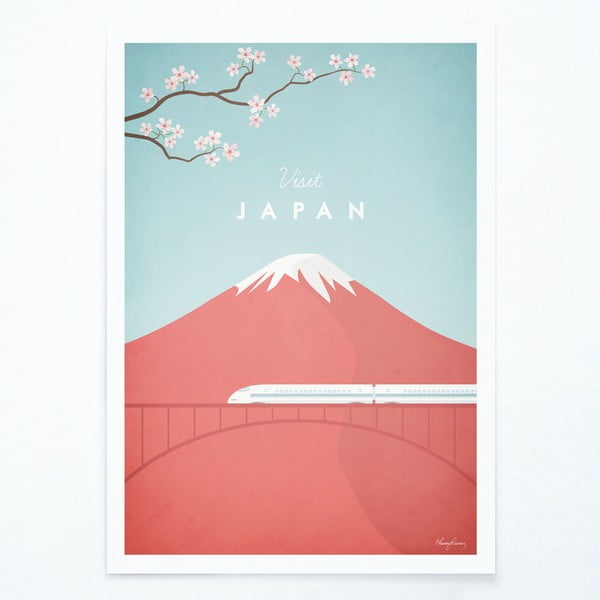 Plakat Travelposter Japan, 30 x 40 cm