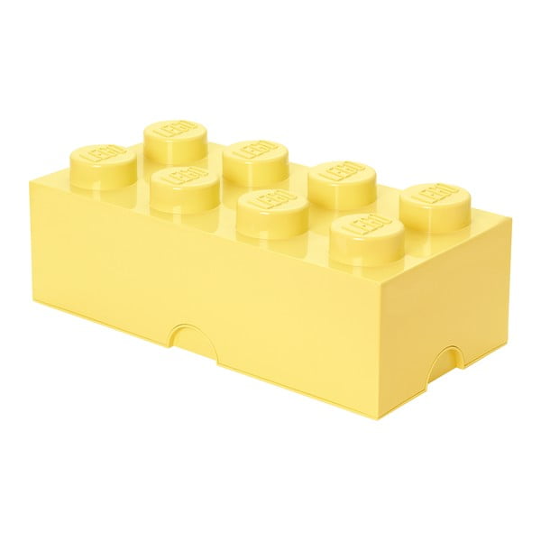 Svetlo rumena škatla za shranjevanje LEGO®