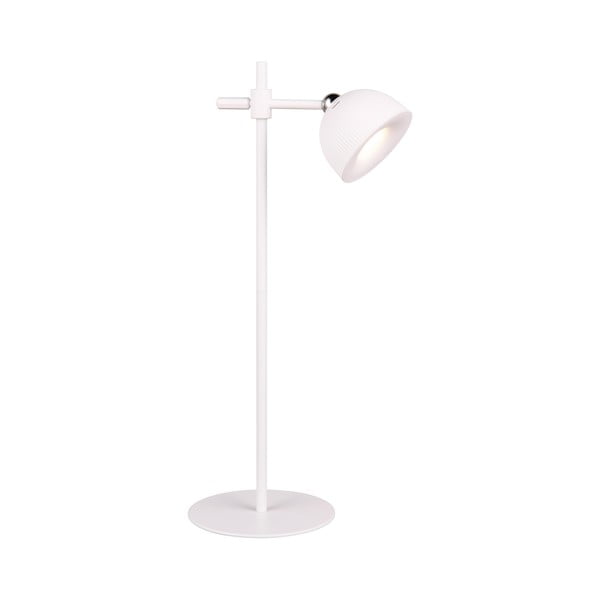 Bela LED zatemnitvena namizna svetilka (višina 41 cm) Maxima – Trio