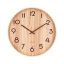 Svetlo rjava stenska ura iz lipovega lesa Karlsson Pure Medium, ø 40 cm