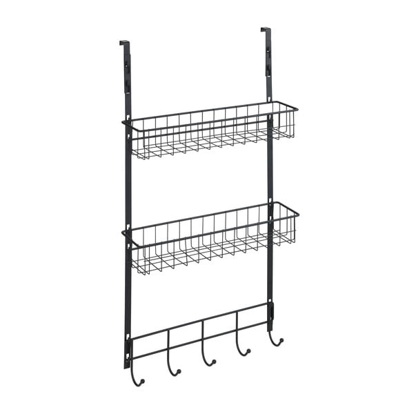 Viseča polica Wenko Rack Black Door Hanging Shelf-image-2