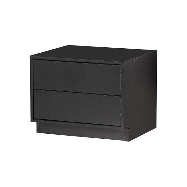 Črna modularna TV omarica iz masivnega bora 50x40 cm Finca – WOOOD-image-2