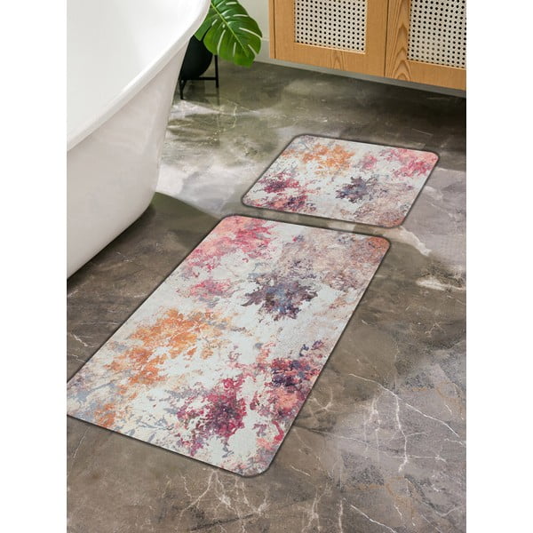 Rožnate/vijolične kopalniške preproge v kompletu 2 ks 60x100 cm – Mila Home-image-2