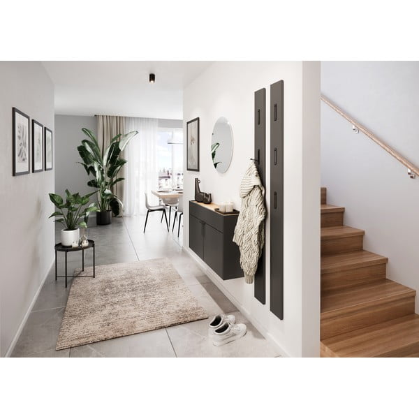 Antracitno siva omarica 110x57x22 cm Ameca – Germania-image-1