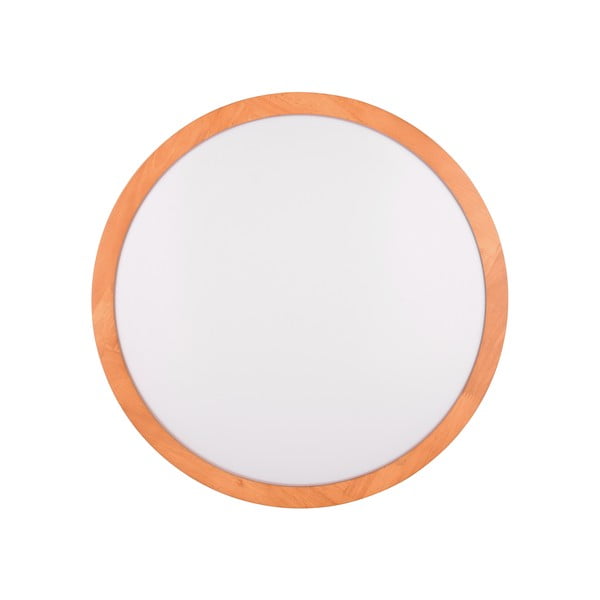 Svetlo rjava LED stropna svetilka ø 40 cm Iseo – Trio-image-4