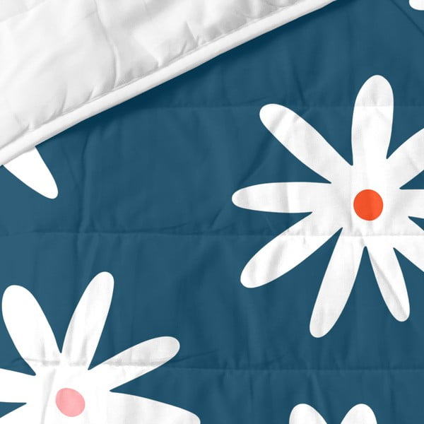 Modro prešito pregrinjalo 180x260 cm Margaret – Aware-image-3