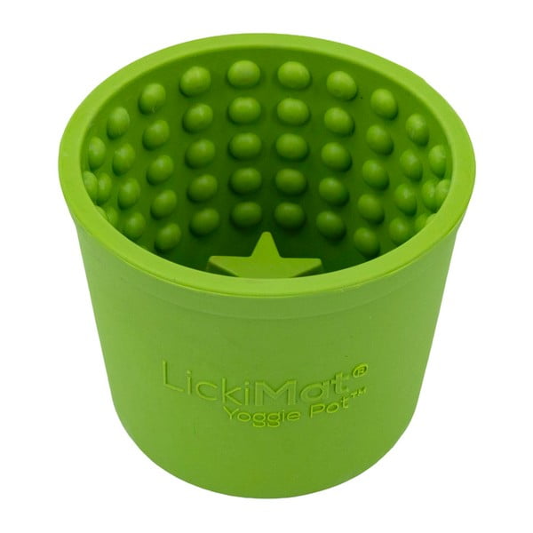 Posoda za lizanje Yoggie Pot Green – LickiMat