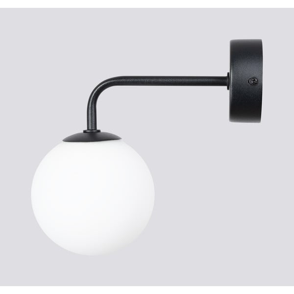 Črna/bela stenska svetilka Beam – Sollux-image-3