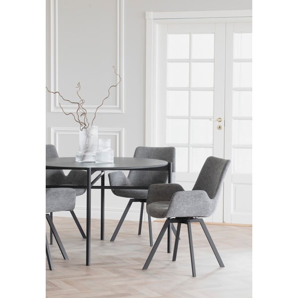 Sivi oblazinjeni jedilni stoli v kompletu 2 ks Norwell – Rowico-image-1