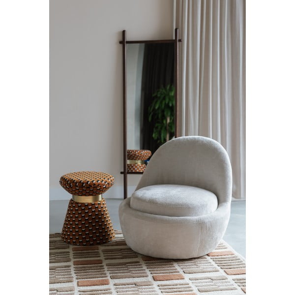 Oranžen tabure Pin – White Label-image-1