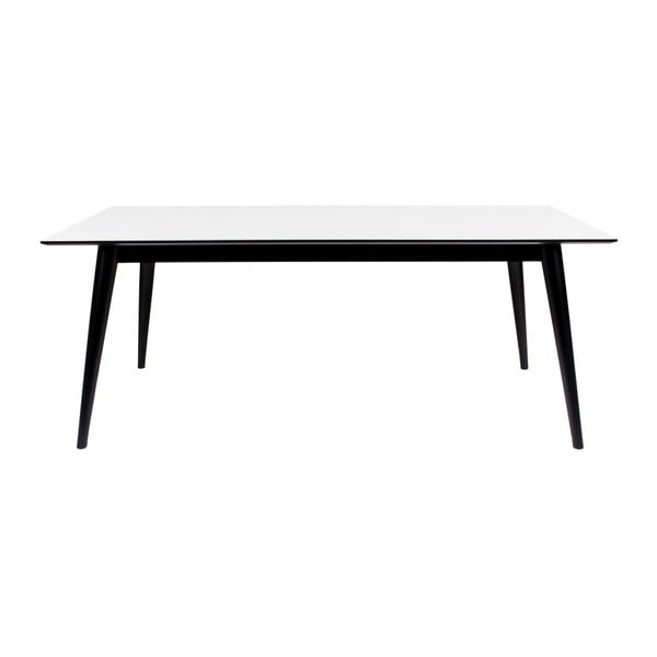Zložljiva jedilna miza s črnimi nogami House Nordic Copenhagen, 195 x 90 cm