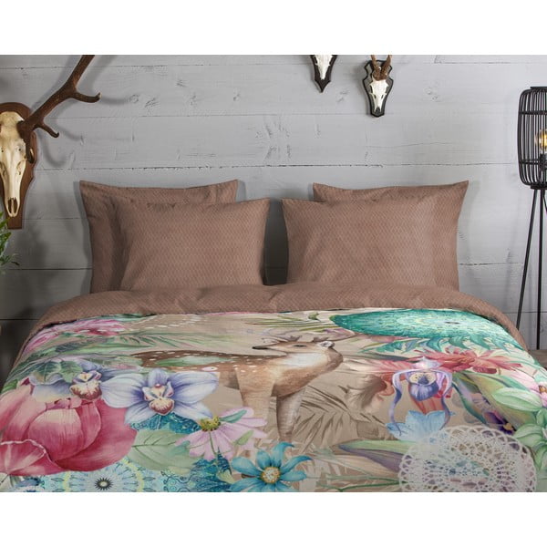 Rjava flanelna posteljnina 140x200 cm - HIP-image-2