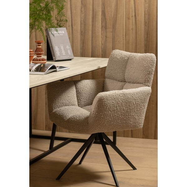 Bež oblazinjen jedilni stol Vinny – WOOOD-image-1