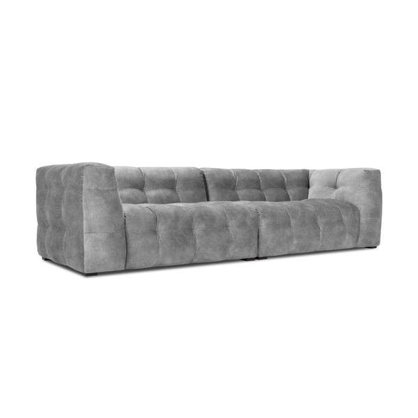 Siva žametna zofa Windsor & Co Sofas Vesta, 280 cm-image-3