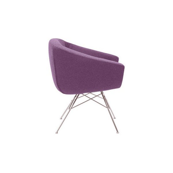 Vijolični fotelj Softline Aiko-image-3
