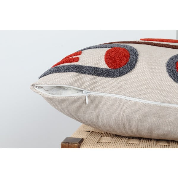 Lanena prevleka za blazino 43x43 cm Geometrik – Mioli Decor-image-3