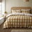 Rumena enojna flanelna posteljnina 135x200 cm Gingham Check – Catherine Lansfield