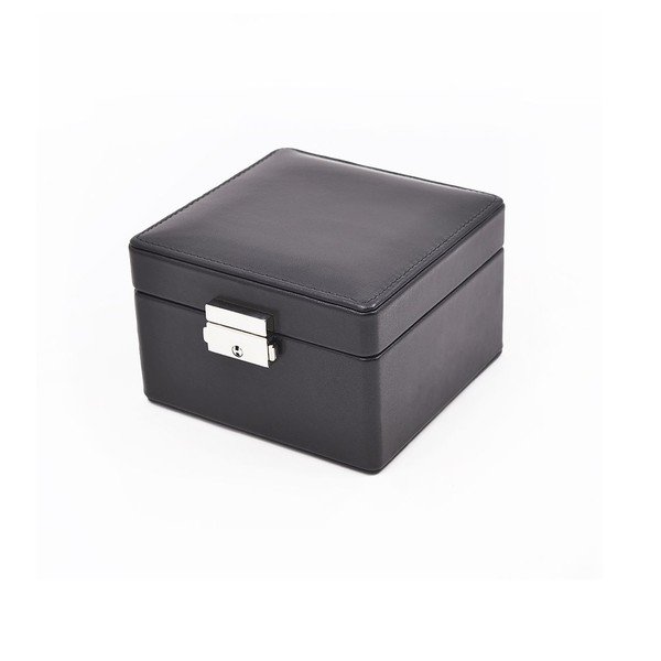 Usnjena škatla za uro Ferruccio Laconi Black-image-1