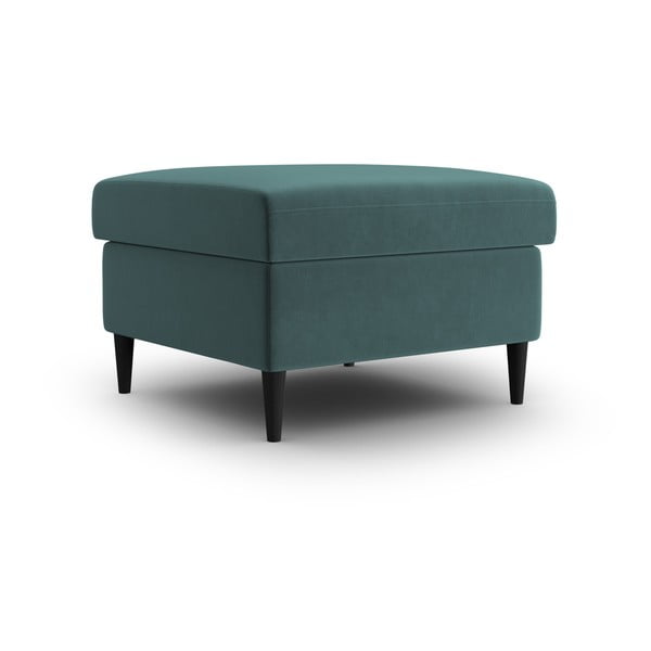 Modrozelen žameten tabure Kyoto – Cosmopolitan Design-image-1