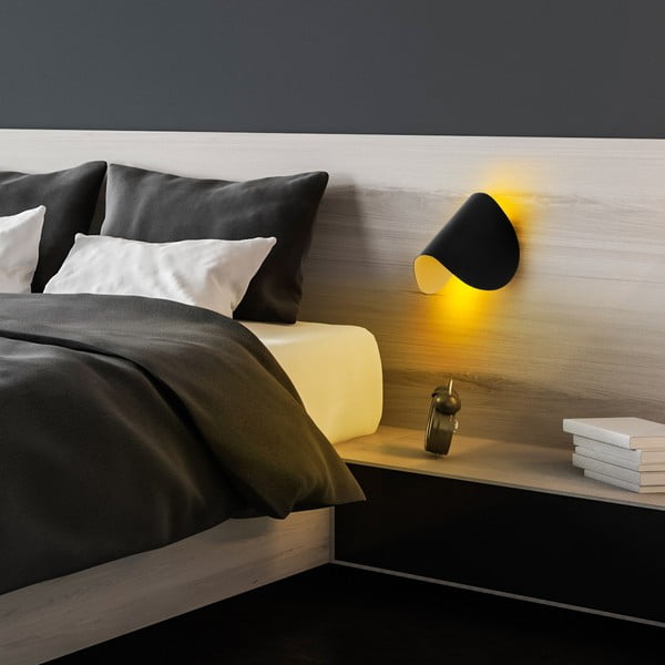 Črna LED stenska svetilka Heybe – Opviq lights-image-3