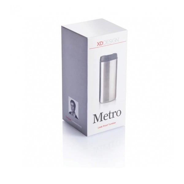Termo vrč v srebrni barvi XD Design Metro, 300 ml-image-1