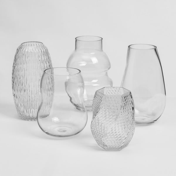 Steklena vaza (višina 20 cm) Clara – Casa Selección-image-3