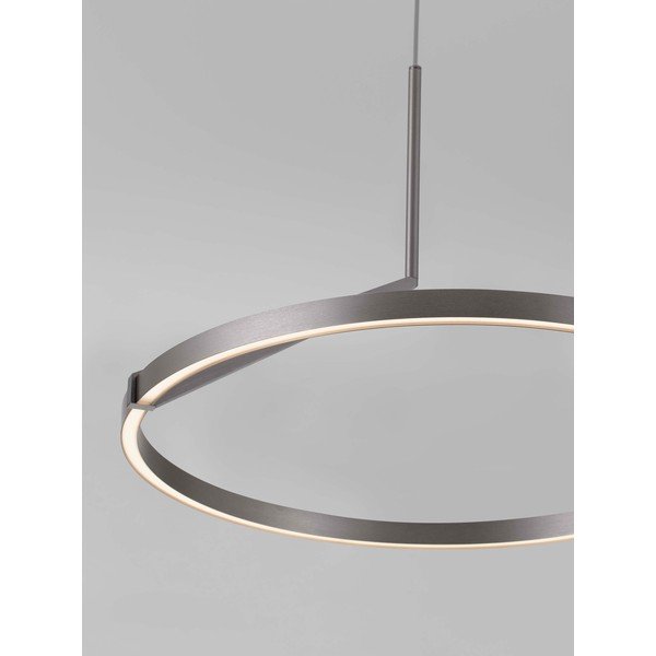 Aluminijasta LED zatemnitvena viseča svetilka v srebrni barvi ø 60 cm Tilia – Nova Luce-image-2